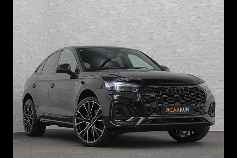 Audi Q5 Sportback 40 TFSI Benzine S-Line | ACC | Sfeerverlichting | Keyless-Entry | Matrix-LED | Virtual-Cockpit | Tour-Pakket | Black-Optic | Camera | Beker-Clima | 3-Zone Clima | Draadloos Laden | Zonwering | 6 mnd. BOVAG Garantie |