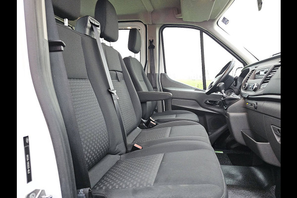 Ford Transit 350 2.0 TDCI L4H1 DC Open-Laadbak Airco 130Pk Stoelverwarming 1e Eigenaar Oh-Historie!