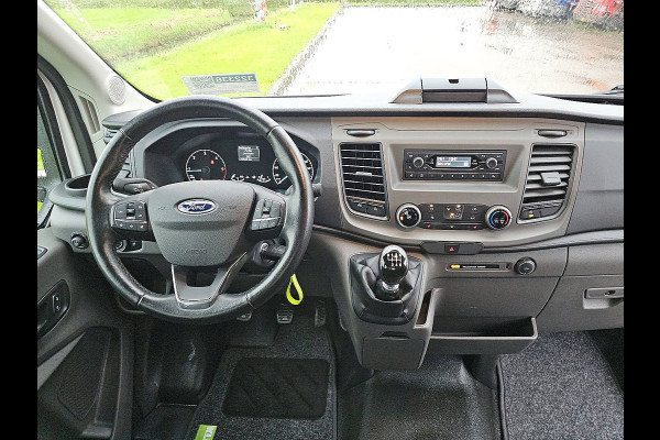 Ford Transit 350 2.0 TDCI L4H1 DC Open-Laadbak Airco 130Pk Stoelverwarming 1e Eigenaar Oh-Historie!