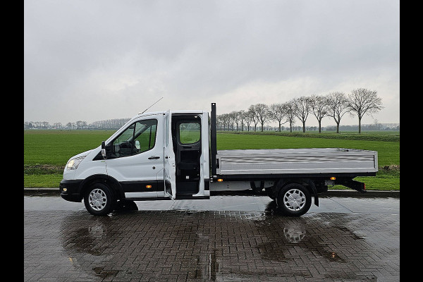 Ford Transit 350 2.0 TDCI L4H1 DC Open-Laadbak Airco 130Pk Stoelverwarming 1e Eigenaar Oh-Historie!