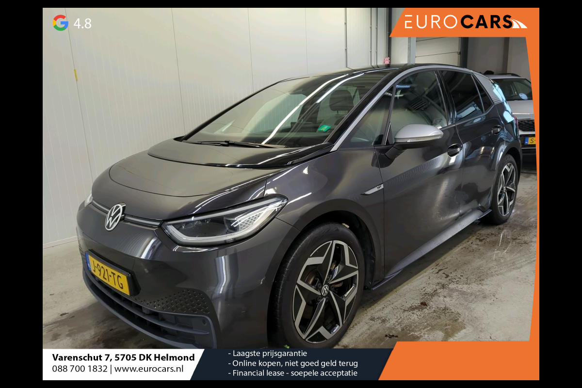 Volkswagen ID.3 First Plus 58 kWh Airco Navi Carplay 19" LM Velgen Adaptive Cruise Control LED Matrix IQ Light DAB+ Alcantara PDC VA + Camera Stoel/Stuurwielverwarming