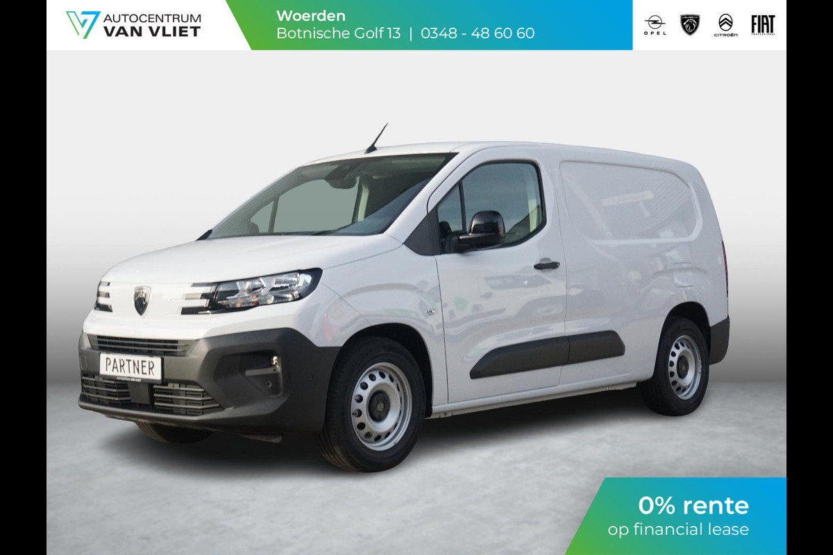 Peugeot e-Partner L2 50 kWh | 0% rente | Navigatie incl. Apple Carplay | camera's | parkeersensoren voor & achter | dodehoek detectie | Comfort stoel | rijklaarprijs