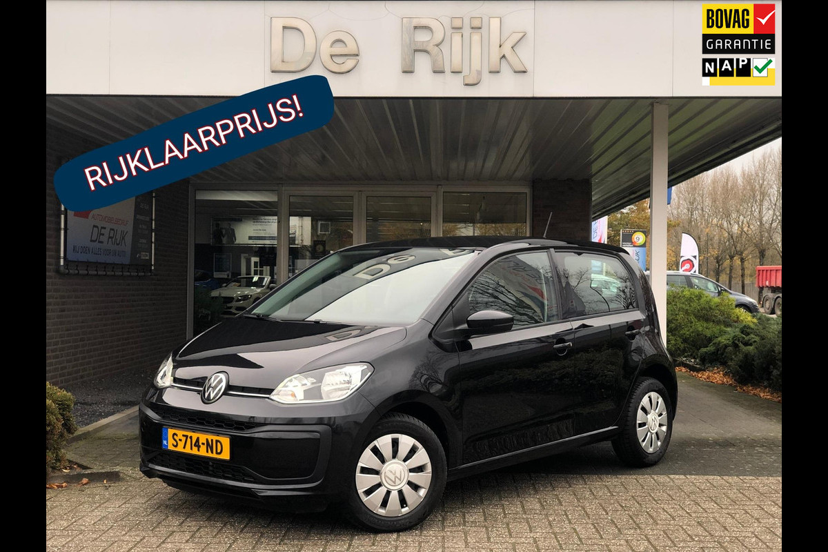 Volkswagen up! 1.0 RIJKLAAR! | Airco, Bluetooth, DAB Radio, El. Ramen | NAP |