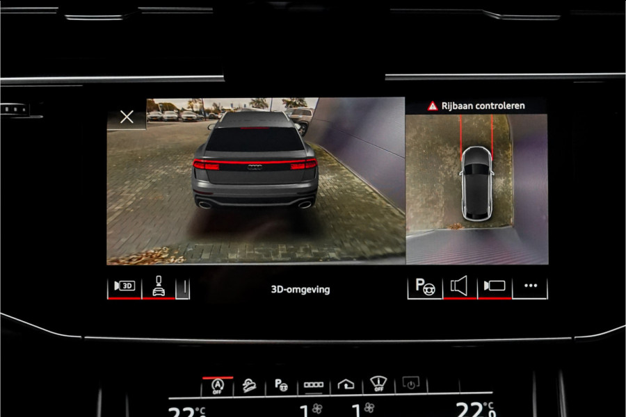 Audi Q8 4.0 TFSI RS Q8 Quattro Dynamic+ Keramisch Pano B&O Trekhaak Alcantara 23"