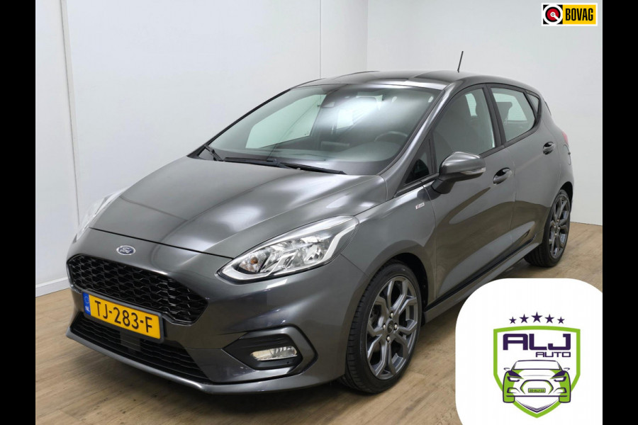 Ford Fiesta ST-Line occasion met 145pk (!) en carplay | Tweedehands Ford Fiesta ST in antraciet | Sportstoelen | Bovag | 6 versn.