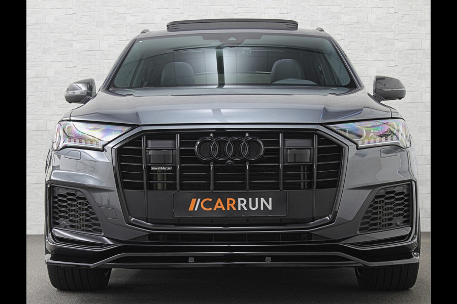 Audi Q7 60 462pk S Competition | Carbon Pack | 360 Camera | RS-Leder | ACC | Panorama | Laser-LED | Trekhaak | B&O Sound | 10-2023 | Nw.Pr; 133000,= | Keyless-Entry | Luchtvering | 22'' | Memory | Stoelverwarming V+A | Stuurverwarming | Stand Kachel | Zonwering | Carplay.