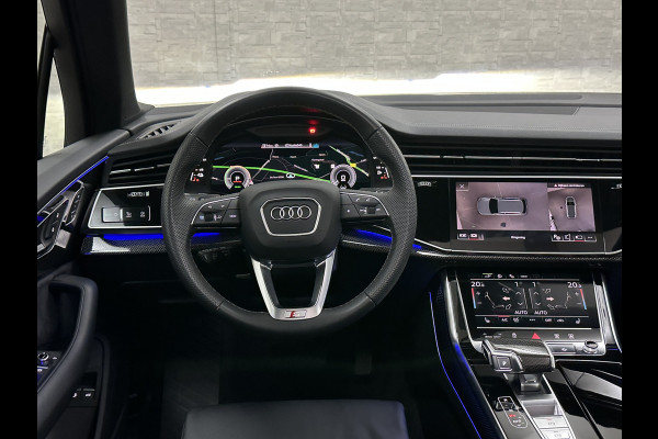 Audi Q7 60 462pk S Competition | Carbon Pack | 360 Camera | RS-Leder | ACC | Panorama | Laser-LED | Trekhaak | B&O Sound | 10-2023 | Nw.Pr; 133000,= | Keyless-Entry | Luchtvering | 22'' | Memory | Stoelverwarming V+A | Stuurverwarming | Stand Kachel | Zonwering | Carplay.