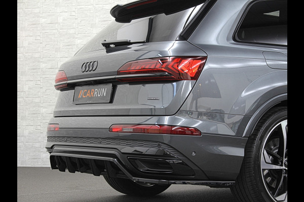 Audi Q7 60 462pk S Competition | Carbon Pack | 360 Camera | RS-Leder | ACC | Panorama | Laser-LED | Trekhaak | B&O Sound | 10-2023 | Nw.Pr; 133000,= | Keyless-Entry | Luchtvering | 22'' | Memory | Stoelverwarming V+A | Stuurverwarming | Stand Kachel | Zonwering | Carplay.