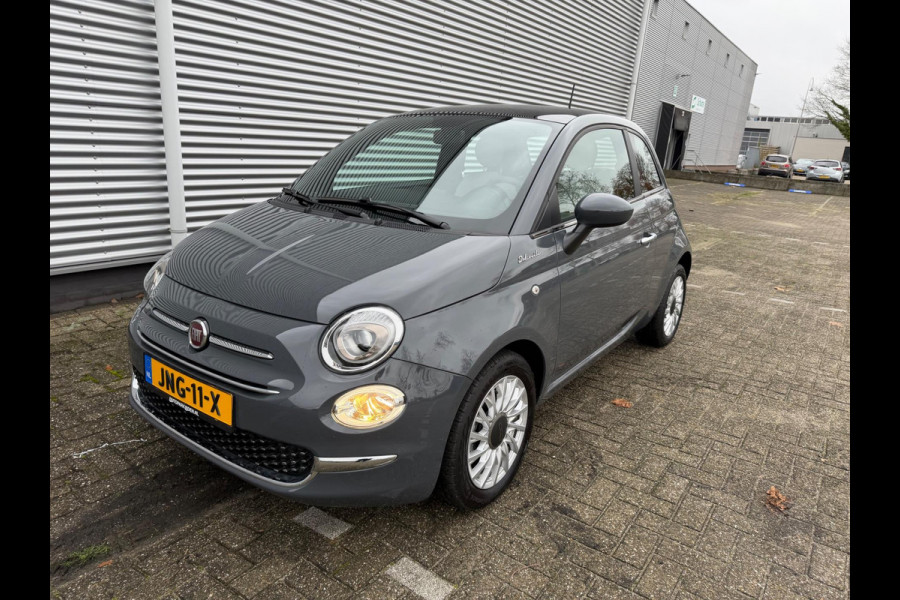 Fiat 500 1.0 Hybrid Dolcevita, Panorama, cruisecontrol,Carplay/Andriod,Leder/alcantara,was Loterijprijs!