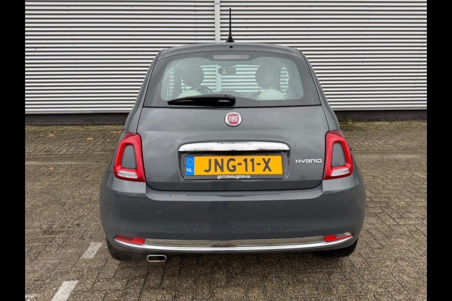 Fiat 500 1.0 Hybrid Dolcevita, Panorama, cruisecontrol,Carplay/Andriod,Leder/alcantara,was Loterijprijs!