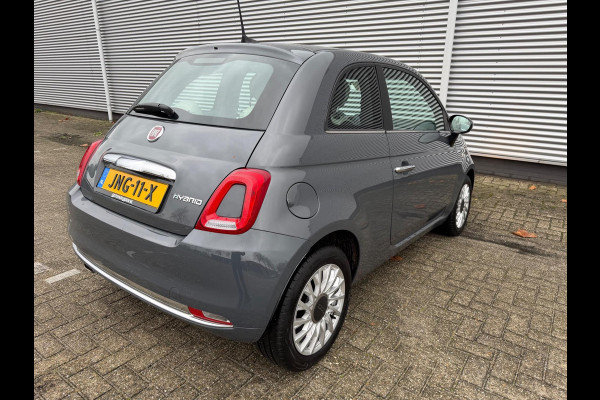 Fiat 500 1.0 Hybrid Dolcevita, Panorama, cruisecontrol,Carplay/Andriod,Leder/alcantara,was Loterijprijs!
