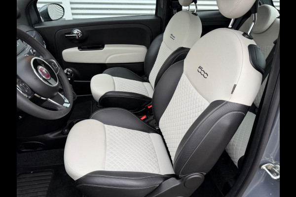 Fiat 500 1.0 Hybrid Dolcevita, Panorama, cruisecontrol,Carplay/Andriod,Leder/alcantara,was Loterijprijs!