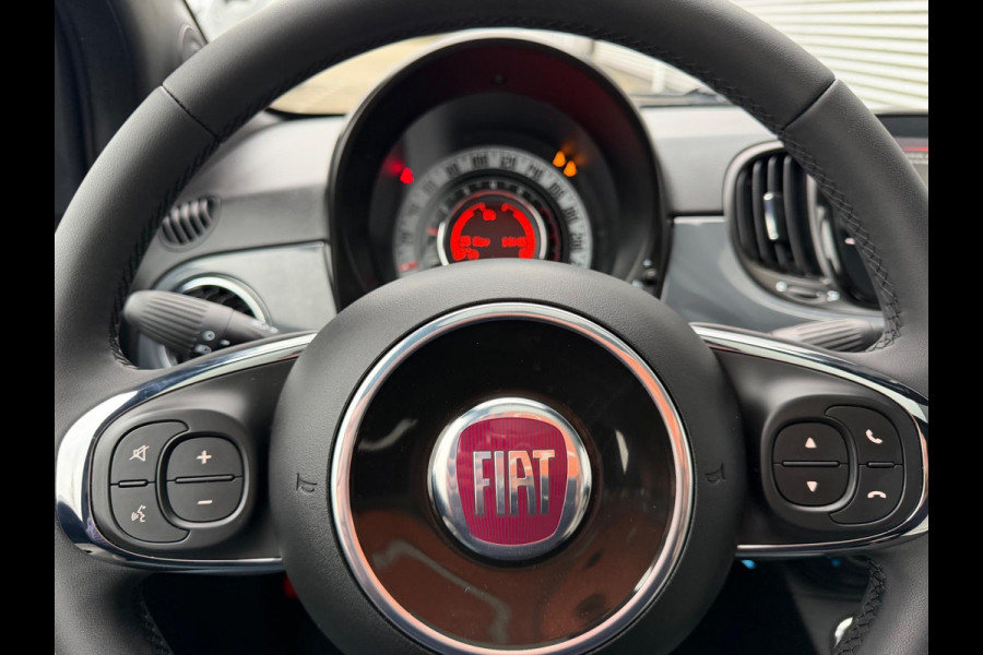 Fiat 500 1.0 Hybrid Dolcevita, Panorama, cruisecontrol,Carplay/Andriod,Leder/alcantara,was Loterijprijs!