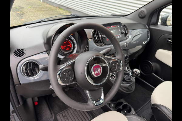 Fiat 500 1.0 Hybrid Dolcevita, Panorama, cruisecontrol,Carplay/Andriod,Leder/alcantara,was Loterijprijs!