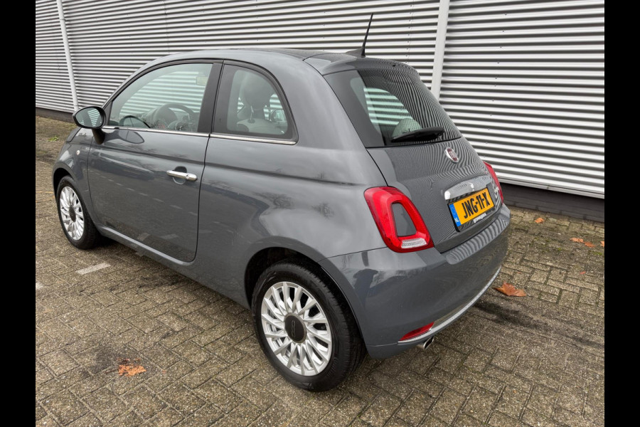 Fiat 500 1.0 Hybrid Dolcevita, Panorama, cruisecontrol,Carplay/Andriod,Leder/alcantara,was Loterijprijs!