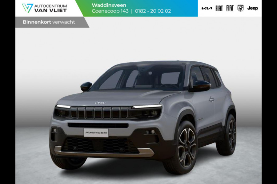 Jeep Avenger Summit 54 kWh | Infotainment&Convenience Pack & Warmtepomp | Winter Pack | Storm Grey