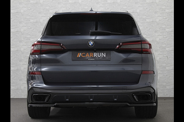 BMW X5 45e M-Stoelen | M-Performance | 360 Camera | ACC | Indiv. Leder | Harman-Kardon | Laser-LED | Keyless-Entry | Stoelventilatie | Head-Up | Memory | 21'' | Sfeerverlichting | Trekhaak | Luchtvering | Rij-Assistent Pro | Carplay | Black-Optic | Draadloos Laden.