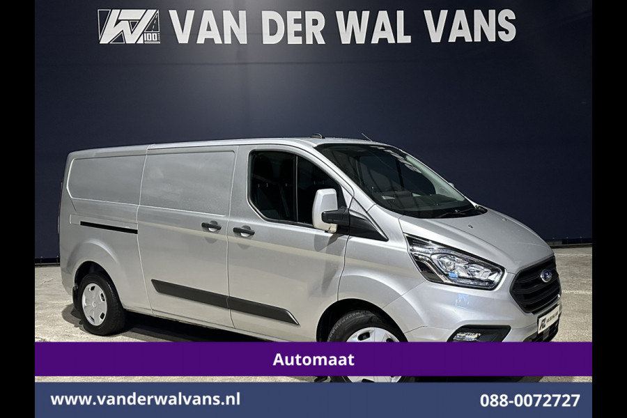 Ford Transit Custom 2.0 TDCI 130pk Automaat L2H1 Euro6 Airco | Apple Carplay | Android Auto | LED | Cruisecontrol Parkeersensoren, Verwarmde voorruit, Bijrijdersbank