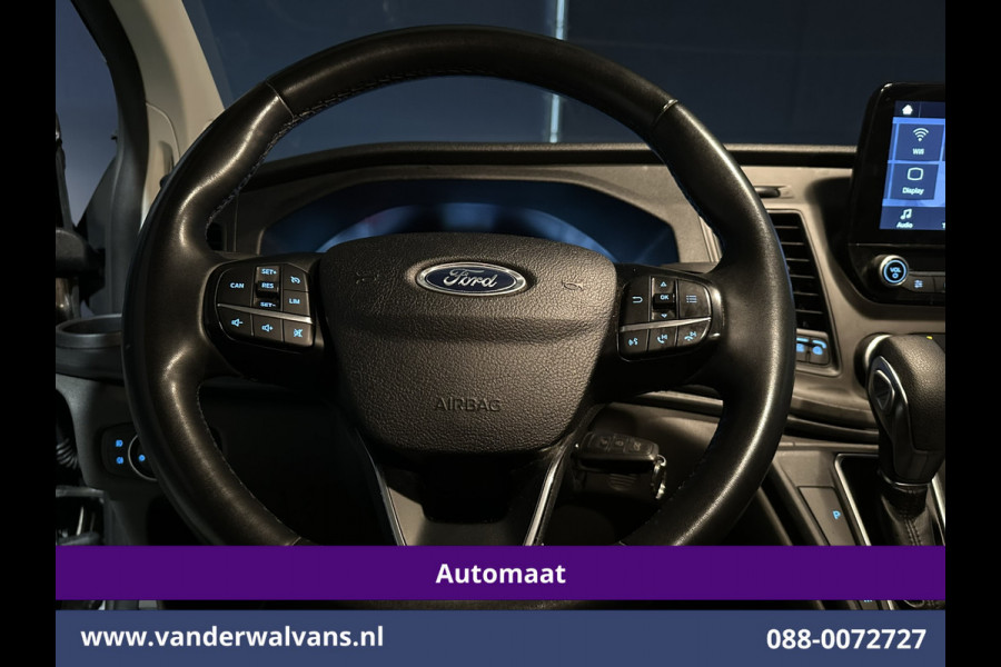 Ford Transit Custom 2.0 TDCI 130pk Automaat L2H1 Euro6 Airco | Apple Carplay | Android Auto | LED | Cruisecontrol Parkeersensoren, Verwarmde voorruit, Bijrijdersbank