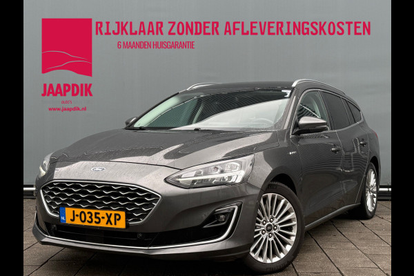 Ford FOCUS Wagon BWJ 11-2020 | 1.5T 150PK Vignale AUTOMAAT | LEER | PANO DAK | TREKHAAK | CAMERA | CLIMA | NAVI | LED | PDC 2X | CARPLAY
