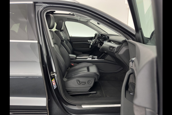Audi e-tron 55 quattro Business edition Plus 95 kWh [ 3-Fase ] {SOH-88%} (INCL-BTW) *PANO | LUXURY-LEATHER | ADAPTIVE-CRUISE | FULL-LED | DIGI-COCKPIT | KEYLESS | MEMORY-PACK | CAMERA | NAVI-FULLMAP | SHIFT-PADDLES | DAB+ | COMFORT-SEATS | 20''ALU*
