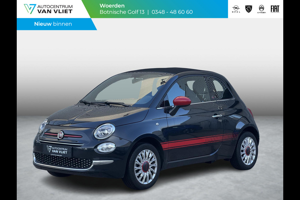 Fiat 500C 1.0 Hybrid RED Cabrio | 18.646km! | Leuke uitvoering | | Camera