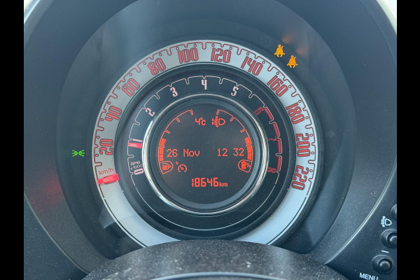 Fiat 500C 1.0 Hybrid RED Cabrio | 18.646km! | Leuke uitvoering | | Camera
