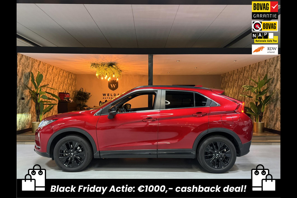 Mitsubishi Eclipse Cross 1.5 DI-T Black Edition NAP Garantie Trekhaak 360 Carplay Blindspot StoelVW Cruise Clima Navi Led Rijklaar