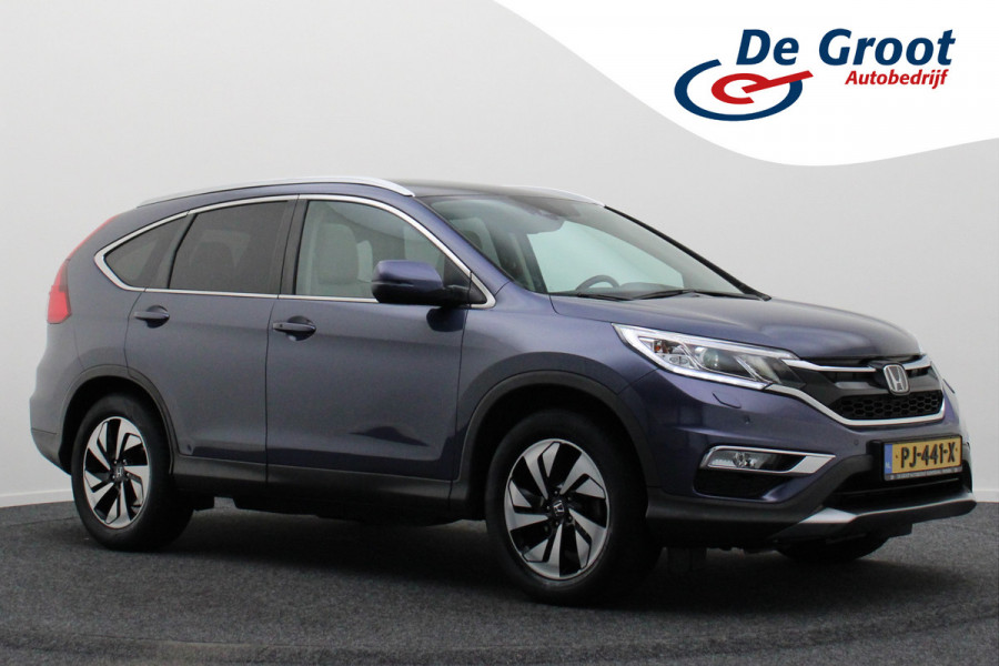 Honda CR-V 2.0 4WD Executive Leer, Panoramadak, Keyless, Trekhaak, Xenon, Camera, 18"