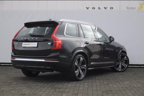 Volvo XC90 T8 455PK Long range Recharge AWD Ultimate Bright Google infotaiment/ Adaptieve cruise control/ Bowers en Wilkins/ Panoramadak/ Luchtvering/ 22” velgen/ BLIS/ Trekhaak/ Stoel en stuurwielverwarming/ Parkeersensoren met 360 Camera/ Elektrische stoelen met geheugen/ Apple carplay/ Keyless entry/ Head up display