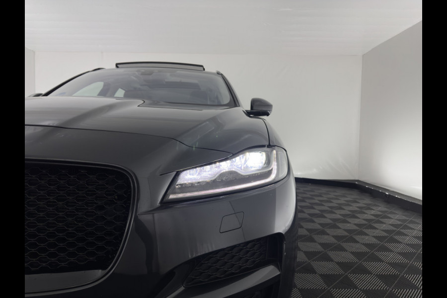 Jaguar F-Pace 2.0 Portfolio Black-line AWD 25d (INCL-BTW) Aut. *PANO | HEAD-UP | LUXURY-LEATHER | BLIND-SPOT | MERIDIAN-SOUND | HEATED-SPORTSEATS | NAVI-FULLMAP | KEYLESS | CAMERA | ECC | CARPLAY | SHIFT-PADDLES | PDC | LANE-ASSIST | ...