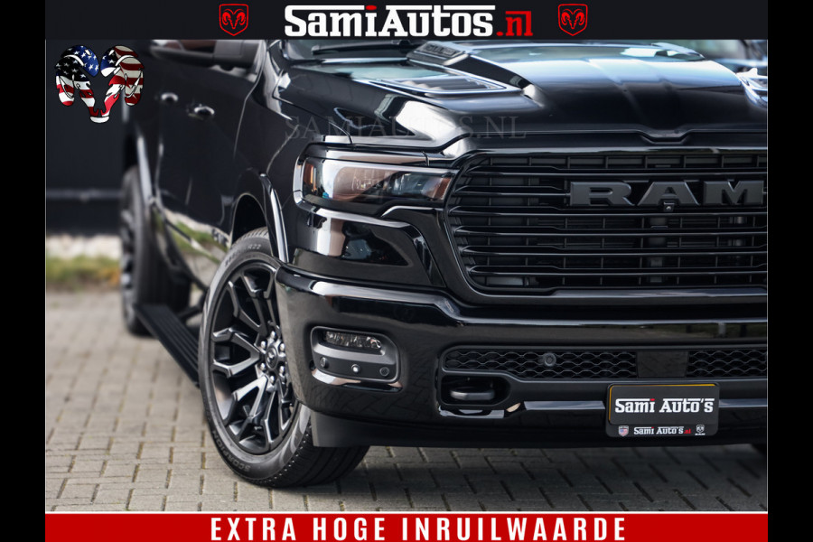 Dodge Ram 1500 Night Premium | Full Option | De Meest Luxe Pick-Up in zijn Klasse | Comfortabele Dubbele Cabine met Royale 5 Zitplaatsen | BPM vrij | Nu Leverbaar uit Voorraad | Voorraad Nr 2285 - 7648