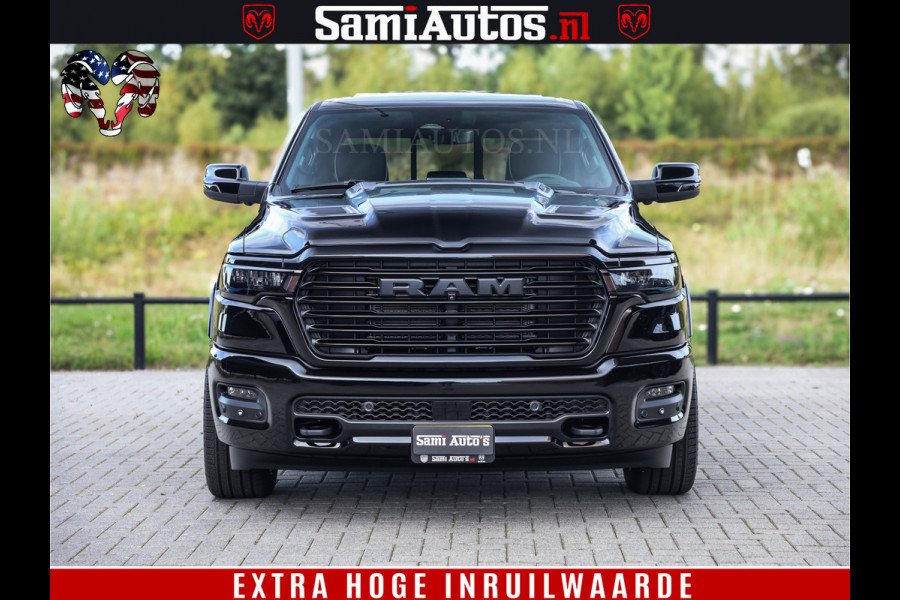 Dodge Ram 1500 Night Premium | Full Option | De Meest Luxe Pick-Up in zijn Klasse | Comfortabele Dubbele Cabine met Royale 5 Zitplaatsen | BPM vrij | Nu Leverbaar uit Voorraad | Voorraad Nr 2285 - 7648
