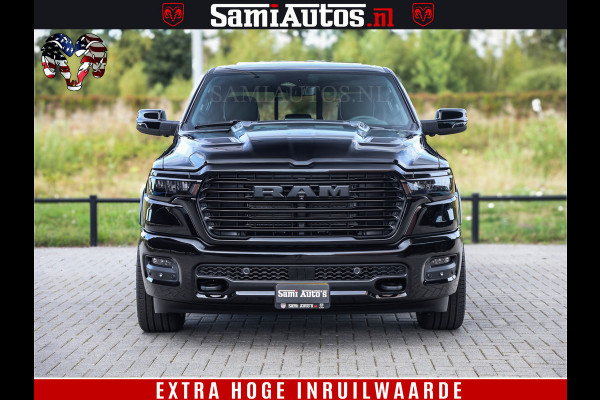Dodge Ram 1500 Night Premium | Full Option | De Meest Luxe Pick-Up in zijn Klasse | Comfortabele Dubbele Cabine met Royale 5 Zitplaatsen | BPM vrij | Nu Leverbaar uit Voorraad | Voorraad Nr 2285 - 7648