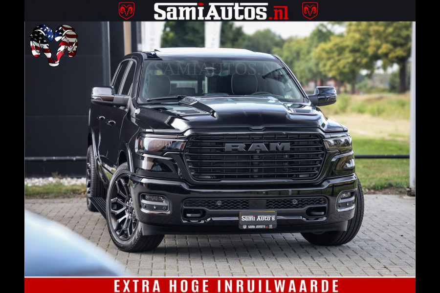 Dodge Ram 1500 Night Premium | Full Option | De Meest Luxe Pick-Up in zijn Klasse | Comfortabele Dubbele Cabine met Royale 5 Zitplaatsen | BPM vrij | Nu Leverbaar uit Voorraad | Voorraad Nr 2285 - 7648