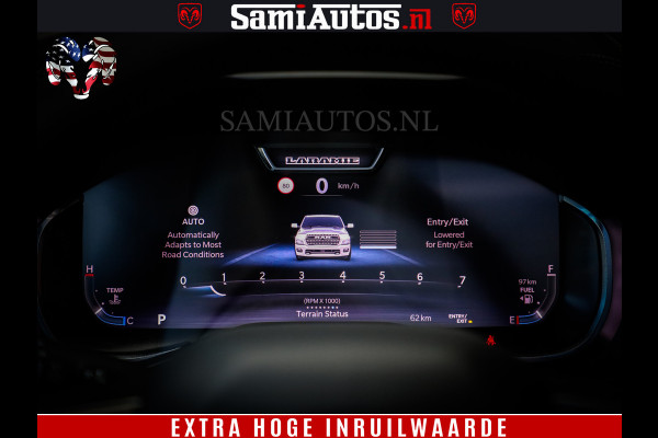 Dodge Ram 1500 Night Premium | Full Option | De Meest Luxe Pick-Up in zijn Klasse | Comfortabele Dubbele Cabine met Royale 5 Zitplaatsen | BPM vrij | Nu Leverbaar uit Voorraad | Voorraad Nr 2285 - 7648