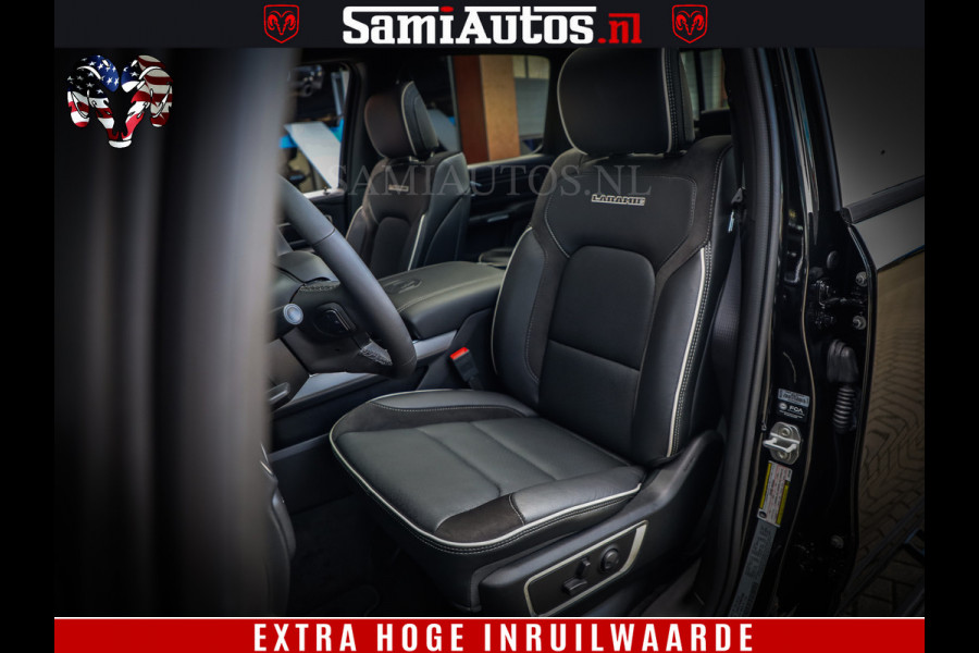 Dodge Ram 1500 Night Premium | Full Option | De Meest Luxe Pick-Up in zijn Klasse | Comfortabele Dubbele Cabine met Royale 5 Zitplaatsen | BPM vrij | Nu Leverbaar uit Voorraad | Voorraad Nr 2285 - 7648