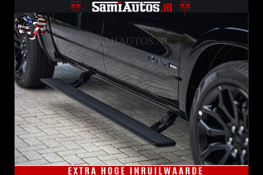 Dodge Ram 1500 Night Premium | Full Option | De Meest Luxe Pick-Up in zijn Klasse | Comfortabele Dubbele Cabine met Royale 5 Zitplaatsen | BPM vrij | Nu Leverbaar uit Voorraad | Voorraad Nr 2285 - 7648