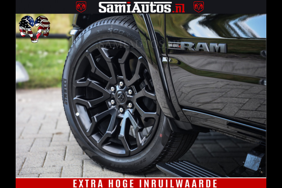 Dodge Ram 1500 Night Premium | Full Option | De Meest Luxe Pick-Up in zijn Klasse | Comfortabele Dubbele Cabine met Royale 5 Zitplaatsen | BPM vrij | Nu Leverbaar uit Voorraad | Voorraad Nr 2285 - 7648