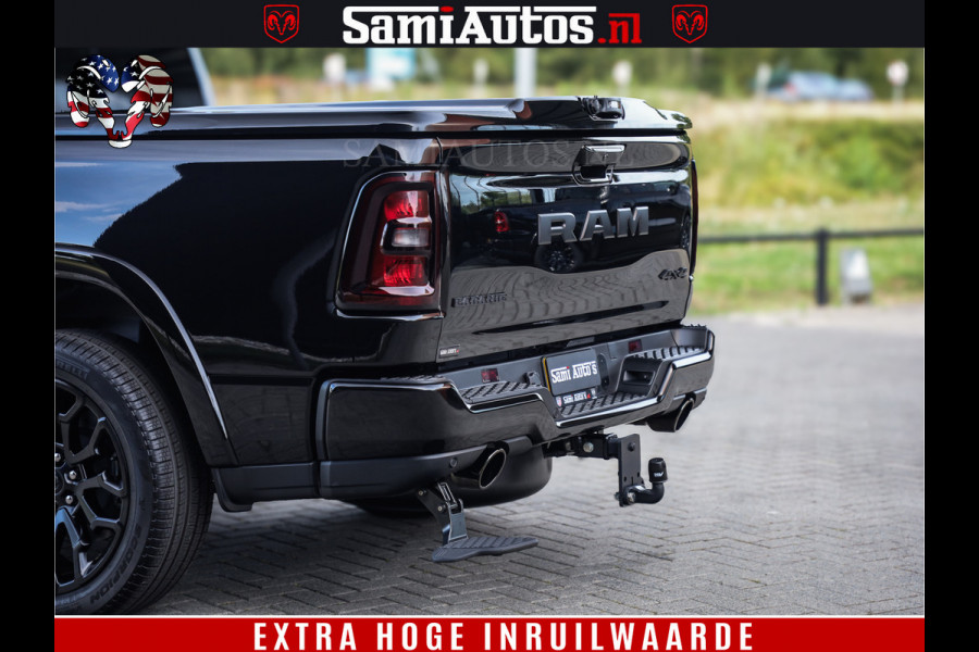 Dodge Ram 1500 Night Premium | Full Option | De Meest Luxe Pick-Up in zijn Klasse | Comfortabele Dubbele Cabine met Royale 5 Zitplaatsen | BPM vrij | Nu Leverbaar uit Voorraad | Voorraad Nr 2285 - 7648