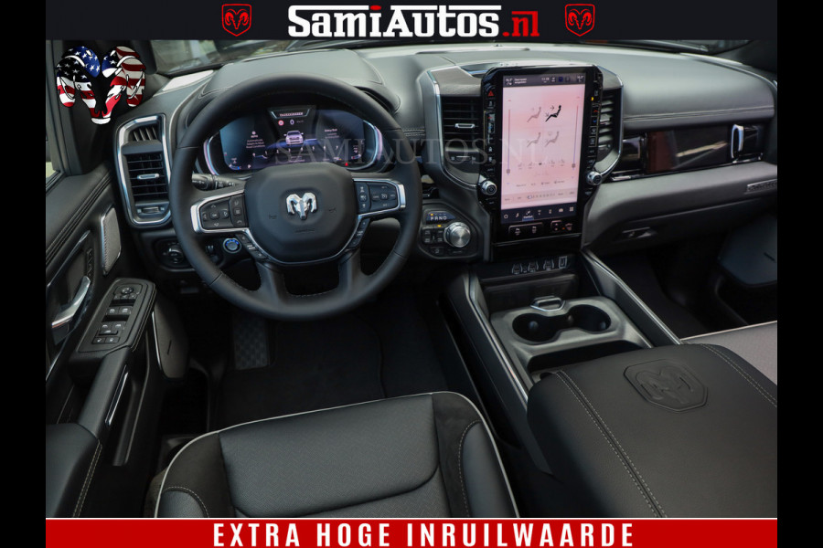 Dodge Ram 1500 Night Premium | Full Option | De Meest Luxe Pick-Up in zijn Klasse | Comfortabele Dubbele Cabine met Royale 5 Zitplaatsen | BPM vrij | Nu Leverbaar uit Voorraad | Voorraad Nr 2285 - 7648