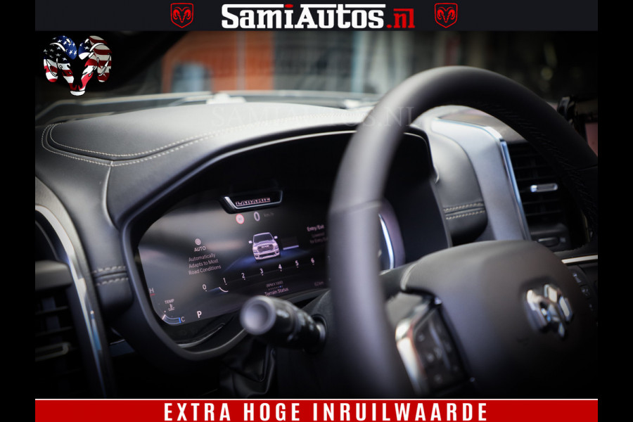 Dodge Ram 1500 Night Premium | Full Option | De Meest Luxe Pick-Up in zijn Klasse | Comfortabele Dubbele Cabine met Royale 5 Zitplaatsen | BPM vrij | Nu Leverbaar uit Voorraad | Voorraad Nr 2285 - 7648