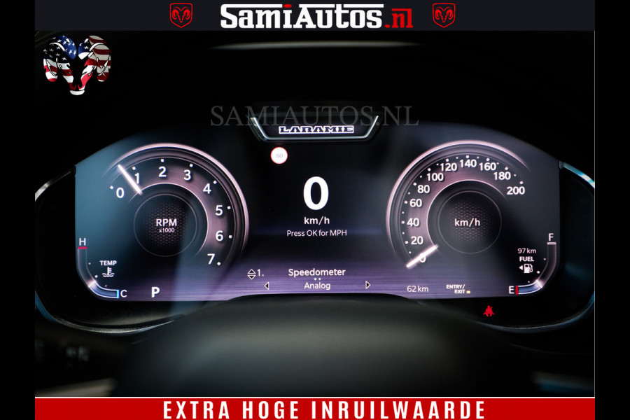 Dodge Ram 1500 Night Premium | Full Option | De Meest Luxe Pick-Up in zijn Klasse | Comfortabele Dubbele Cabine met Royale 5 Zitplaatsen | BPM vrij | Nu Leverbaar uit Voorraad | Voorraad Nr 2285 - 7648