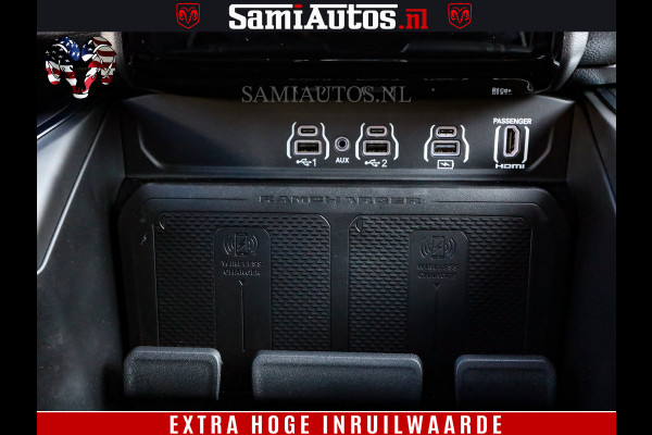Dodge Ram 1500 PREMIUM | Full Option | De Meest Luxe Pick-Up in zijn Klasse | Comfortabele Dubbele Cabine met Royale 5 Zitplaatsen | BPM vrij | Nu Leverbaar uit Voorraad | Voorraad Nr 2230 - 8765
