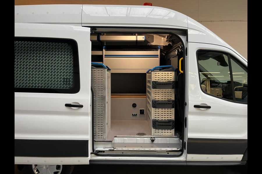 Ford Transit 350 Servicewagen 2.0 TDCI 130pk euro6 L2H3 Trend Sortimo Inrichting Victron v230 Standkachel RIJKLAARPRIJS!