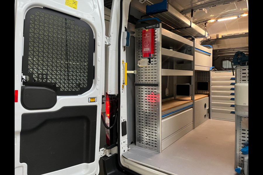 Ford Transit 350 Servicewagen 2.0 TDCI 130pk euro6 L2H3 Trend Sortimo Inrichting Victron v230 Standkachel RIJKLAARPRIJS!