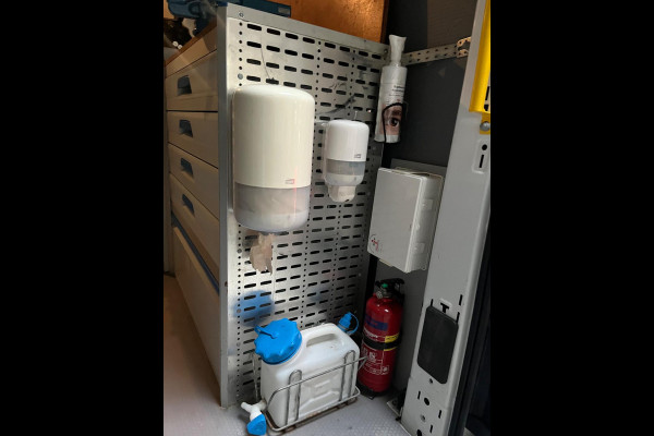 Ford Transit 350 Servicewagen 2.0 TDCI 130pk euro6 L2H3 Trend Sortimo Inrichting Victron v230 Standkachel RIJKLAARPRIJS!