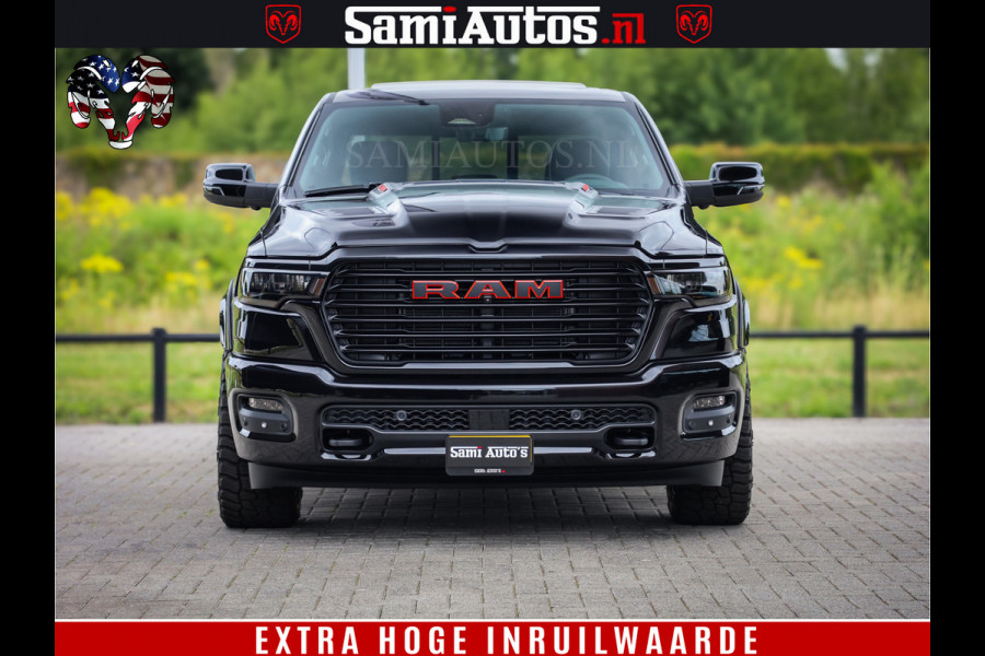 Dodge Ram 1500 Night Premium | Full Option | De Meest Luxe Pick-Up in zijn Klasse | Comfortabele Dubbele Cabine met Royale 5 Zitplaatsen | BPM vrij | Nu Leverbaar uit Voorraad | Voorraad Nr 2287 - 3384