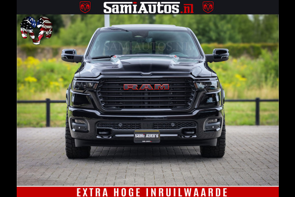 Dodge Ram 1500 Night Premium | Full Option | De Meest Luxe Pick-Up in zijn Klasse | Comfortabele Dubbele Cabine met Royale 5 Zitplaatsen | BPM vrij | Nu Leverbaar uit Voorraad | Voorraad Nr 2287 - 3384