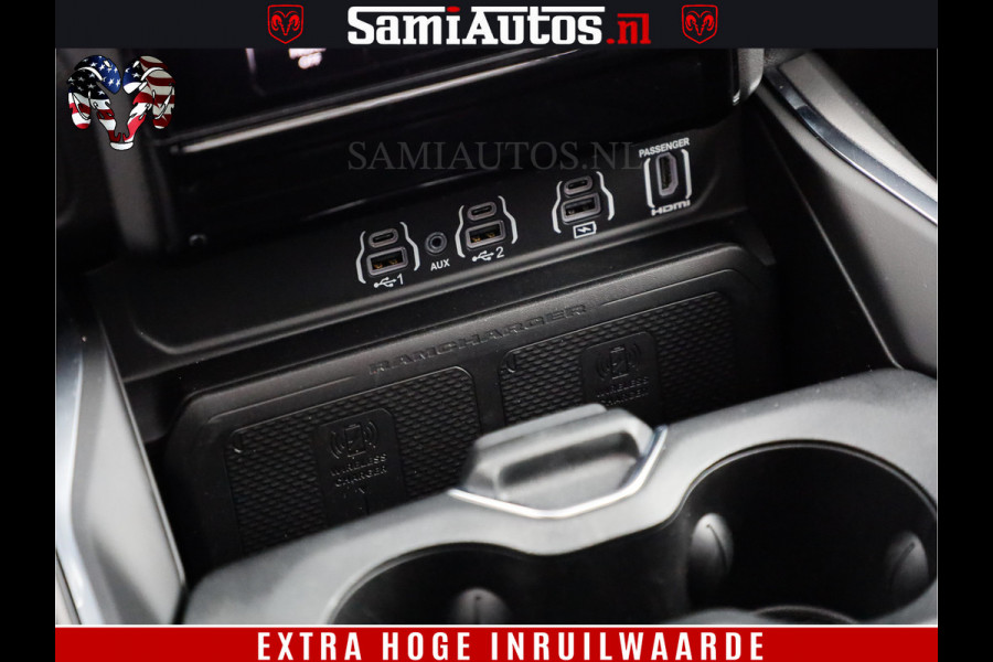 Dodge Ram 1500 Night Premium | Full Option | De Meest Luxe Pick-Up in zijn Klasse | Comfortabele Dubbele Cabine met Royale 5 Zitplaatsen | BPM vrij | Nu Leverbaar uit Voorraad | Voorraad Nr 2287 - 3384